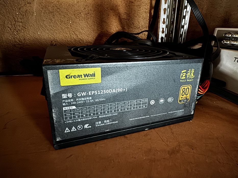 Sursa pc Segotep 1250w modulara