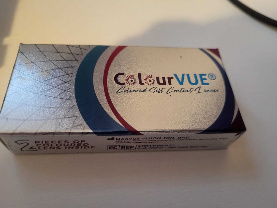 Lentile contact colorate fara dioptrii, albastre, Color Vue Cool Blue