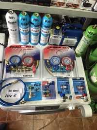 Kit incarcare freon r134a clima auto aer conditionat in regie proprie