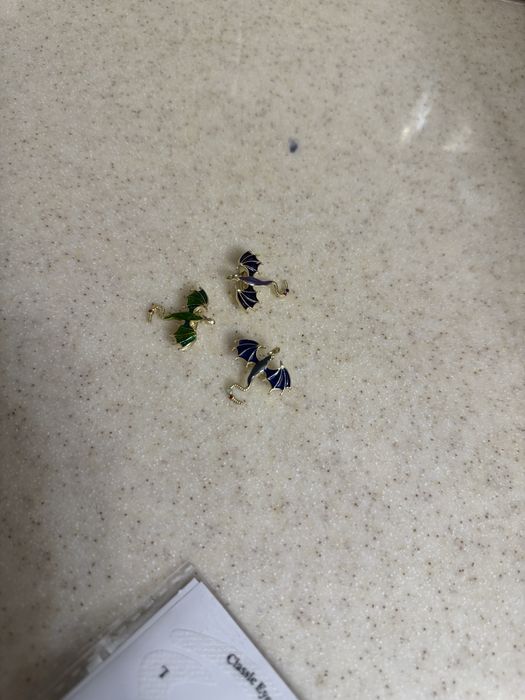 Новая! Брошь из трех драконов