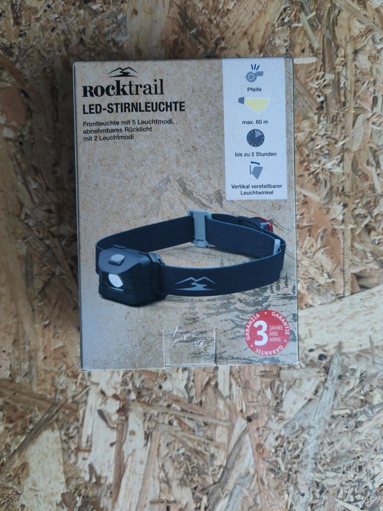 Lanterna led de cap bicicleta  cu stop rocktrail