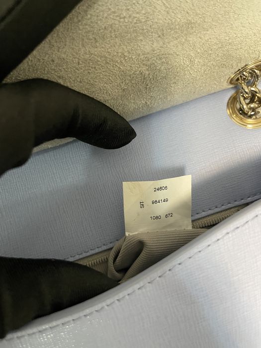 Furla Bella чанта небесно синьо