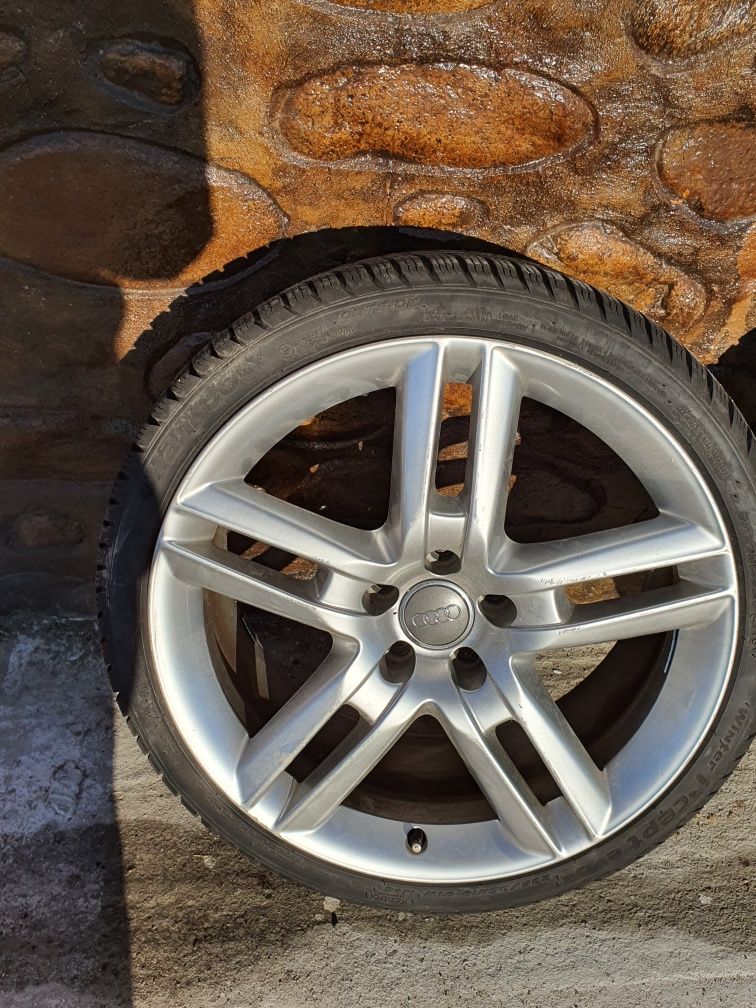 Jante r19 Audi originale 5x112 cu anvelope m+s 235 35 19