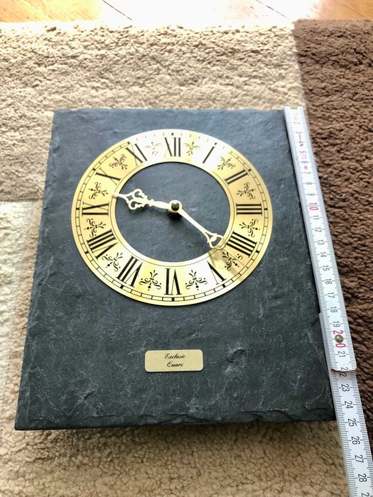 Ceas de perete Kienzle din piatra despicata, mecanism Quartz, Germany