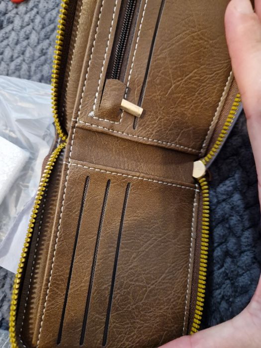 Portofel maro piele ecologica