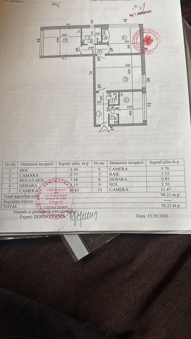 Vând Apartament 3 camere