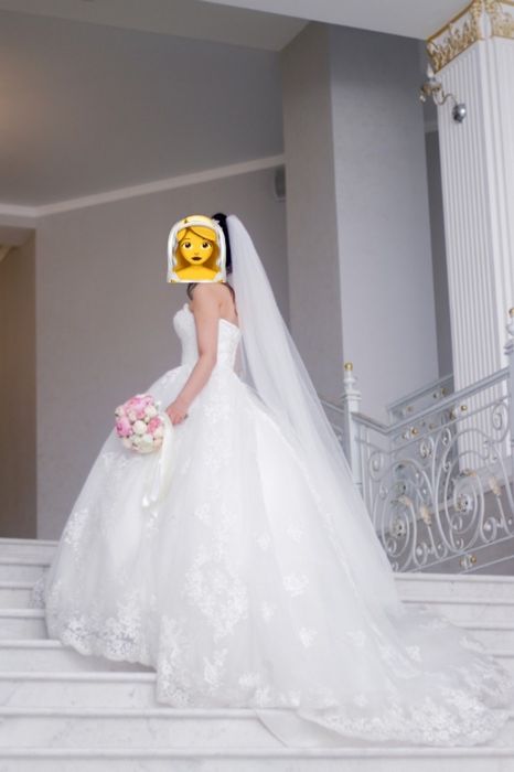 Продам свадебное платье ( состояние отличное)