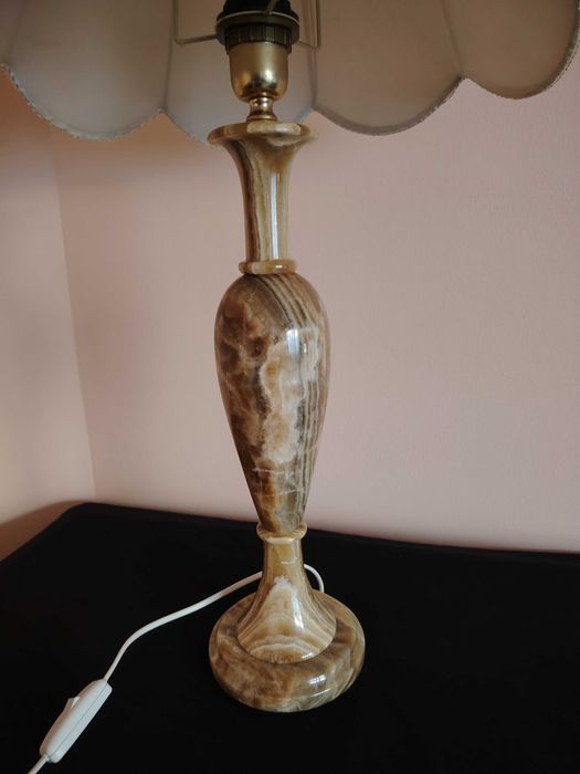 Lampă onix superbă cu abajur