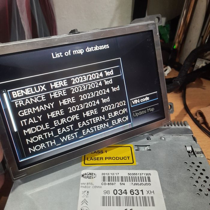 Resoftare servisare GPS Update navigatie Peugeot Citroen RT6 Rneg2 Nac