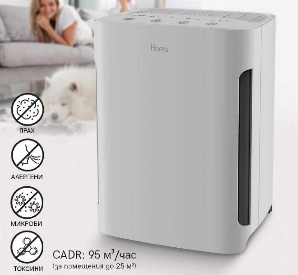 Въздухопречиствател, HOMA HZ25UVI/ГАРАНЦИЯ