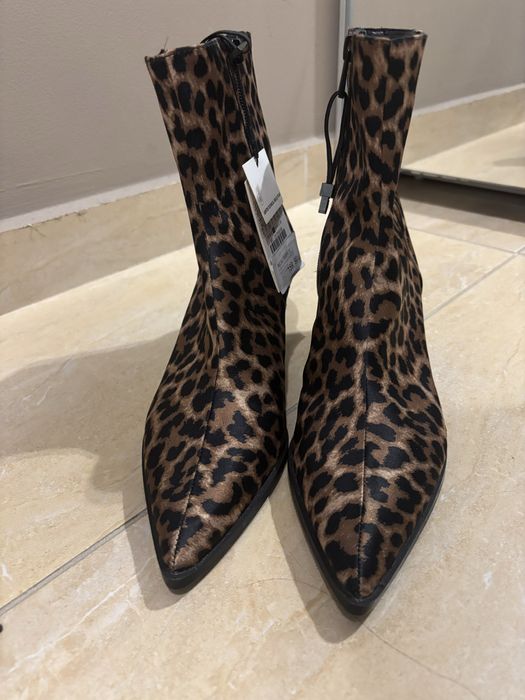 Ghete zara toc kitten NOU