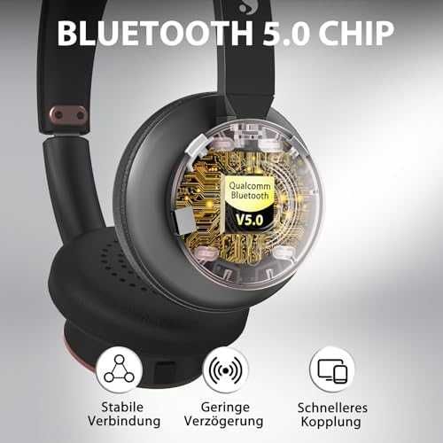 Нови Bluetooth Слушалки с Микрофон + USB | Шумопотискане, 26ч Батерия