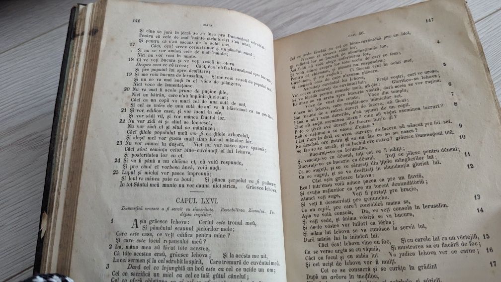 Sfânta scriptură a vechiului testament - Iași 1869