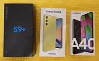 Lot 3 cutii goale telefon smartphone Samsung Galaxuly S9+ A40 A34