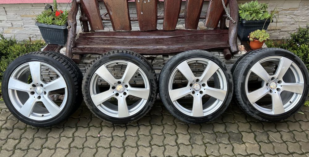Vând cauciucuri+jante 4bucati 245/40R18