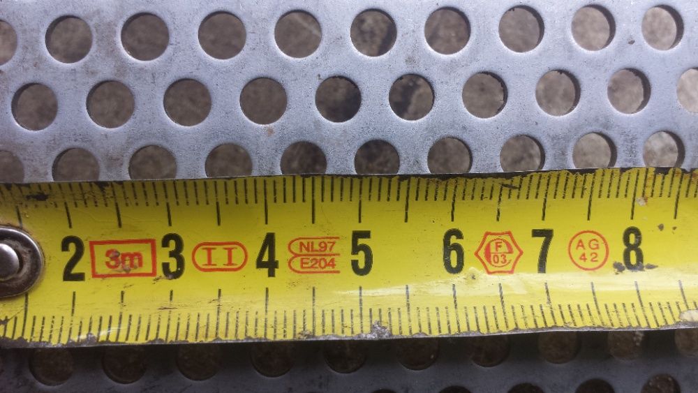 Sita pentru MOARA cu gauri de 3,5  ,  4  si 5 mm