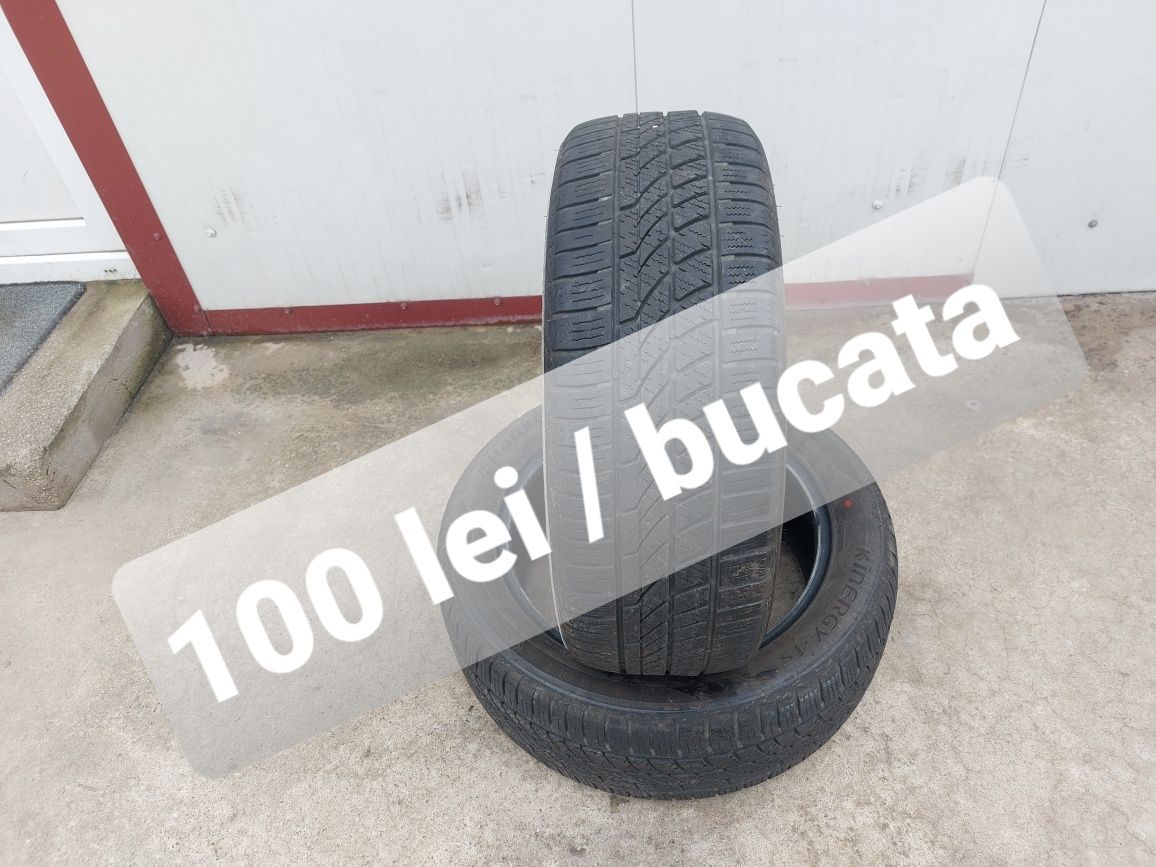100 lei bucata! Doua anvelope ALLSEASONS 205 55 17 Hankook dot 2022