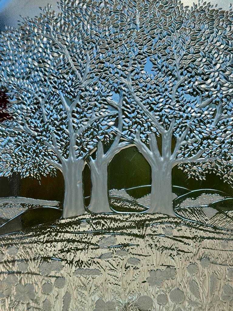 Кристален   поднос