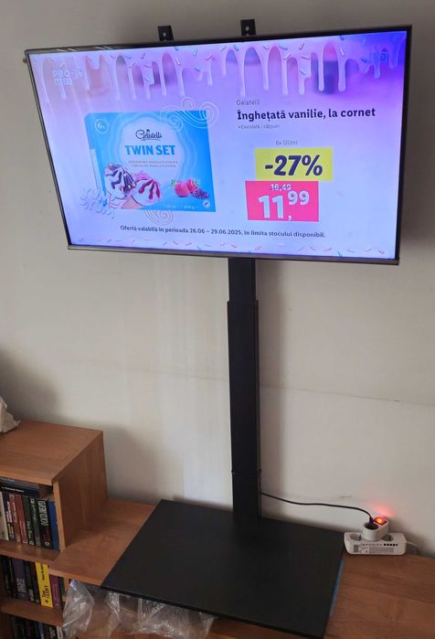 Tv LED Samsung 101 cm Full HD + suport metalic de podea