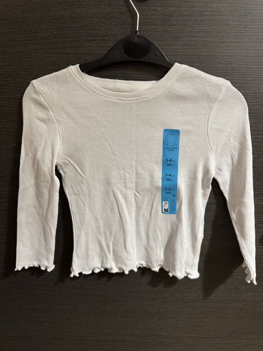 Set rochie de blugi cu bluza marimea 3-4 ani.