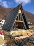 Vindem si construim case din structura de lemn si cabane stil A Frame,