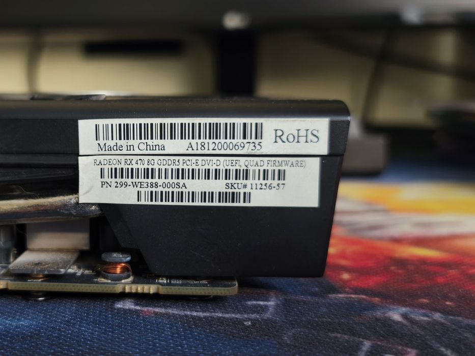 Rx 470 на 8 gb на 256 bit рабочий