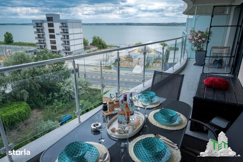 Apartament 2 camere, 50m de plaja , mobilatutilat,lux, modern, 76.5mp,