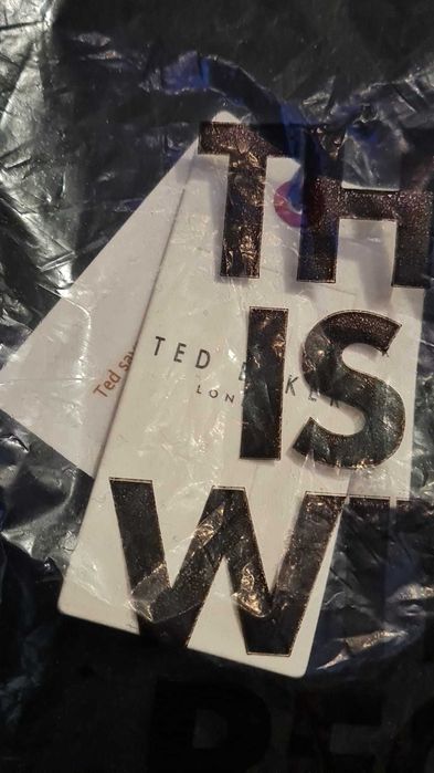 Вълнено Палто "Ted Baker"  Rose Midi Wool Wrap Coat With Shoulder