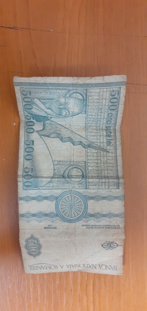 Bancnota de 500 de lei din 1992