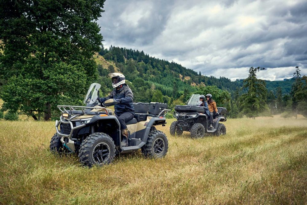 Новый квадроцикл CFORCE 1000 TOURING OVERLAND