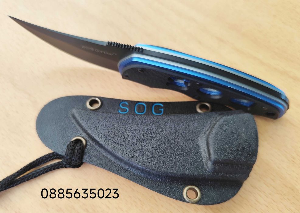 Ножче за носене на врата Sog Contour