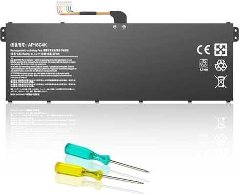 Нова Нова батерия за Acer Spin 3 SP314-54N Aspire 5 A515 11.4V 48Wh