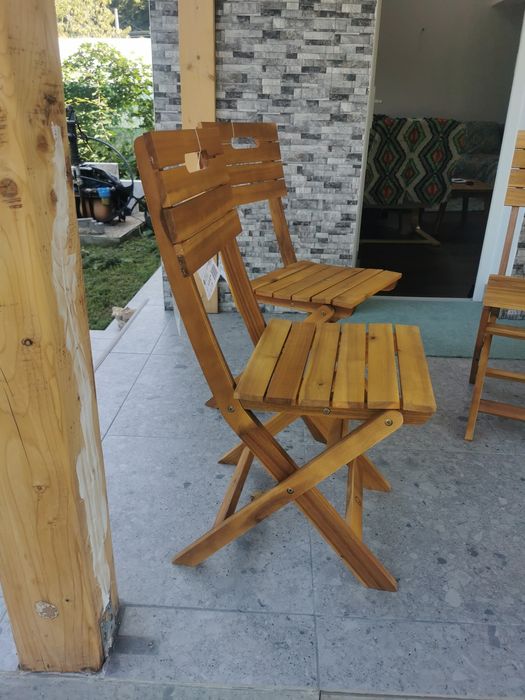 De vanzare Scaune lemn terasa