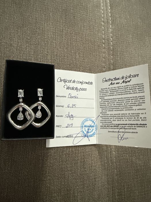 Cercei din Argint