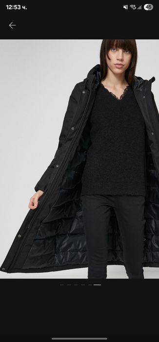 Дебело зимно яке черно-S