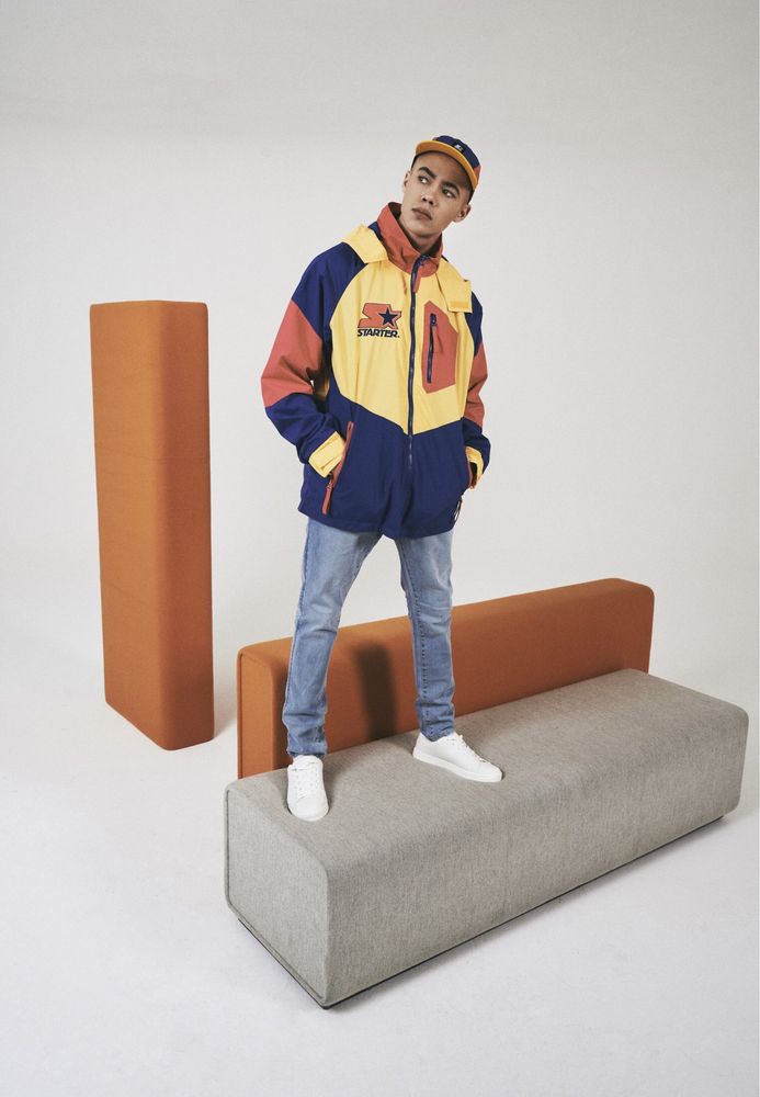 Starter Black Label Multicolored Logo Jacket ОРИГИНАЛ мъжко яке S/М/L