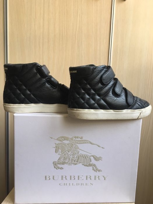 Детски кожени обувки BURBERRY