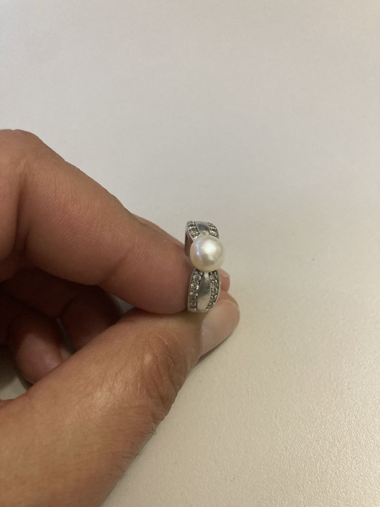 Inel argint S925 perla