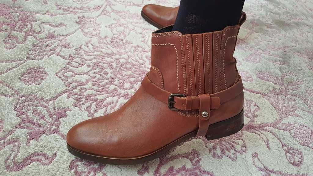 Botine trendy full piele de la WALTER Bauer marimea 40