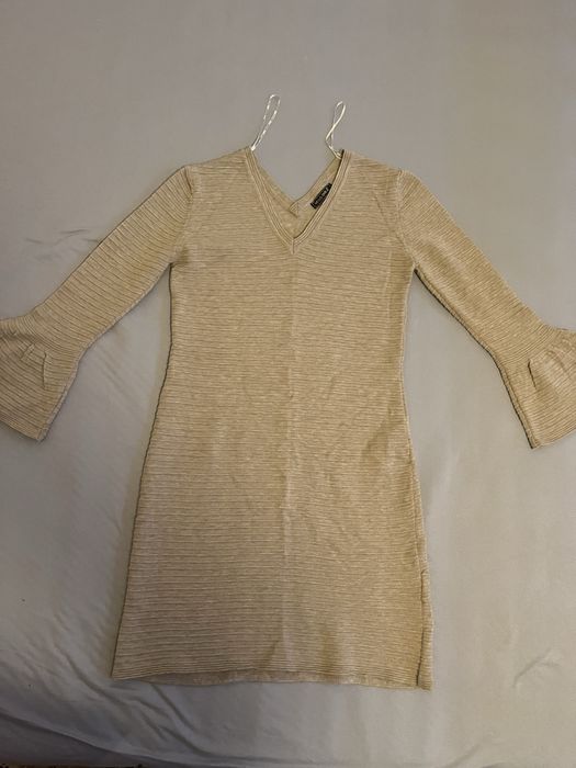 Rochie tricotata bej M