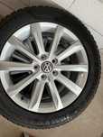 Jante aliaj 17" VW cu anvelope iarnă 215/55/17