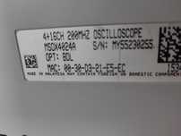 Osciloscop digital - Mixed domainl touch keysight 200Mhz