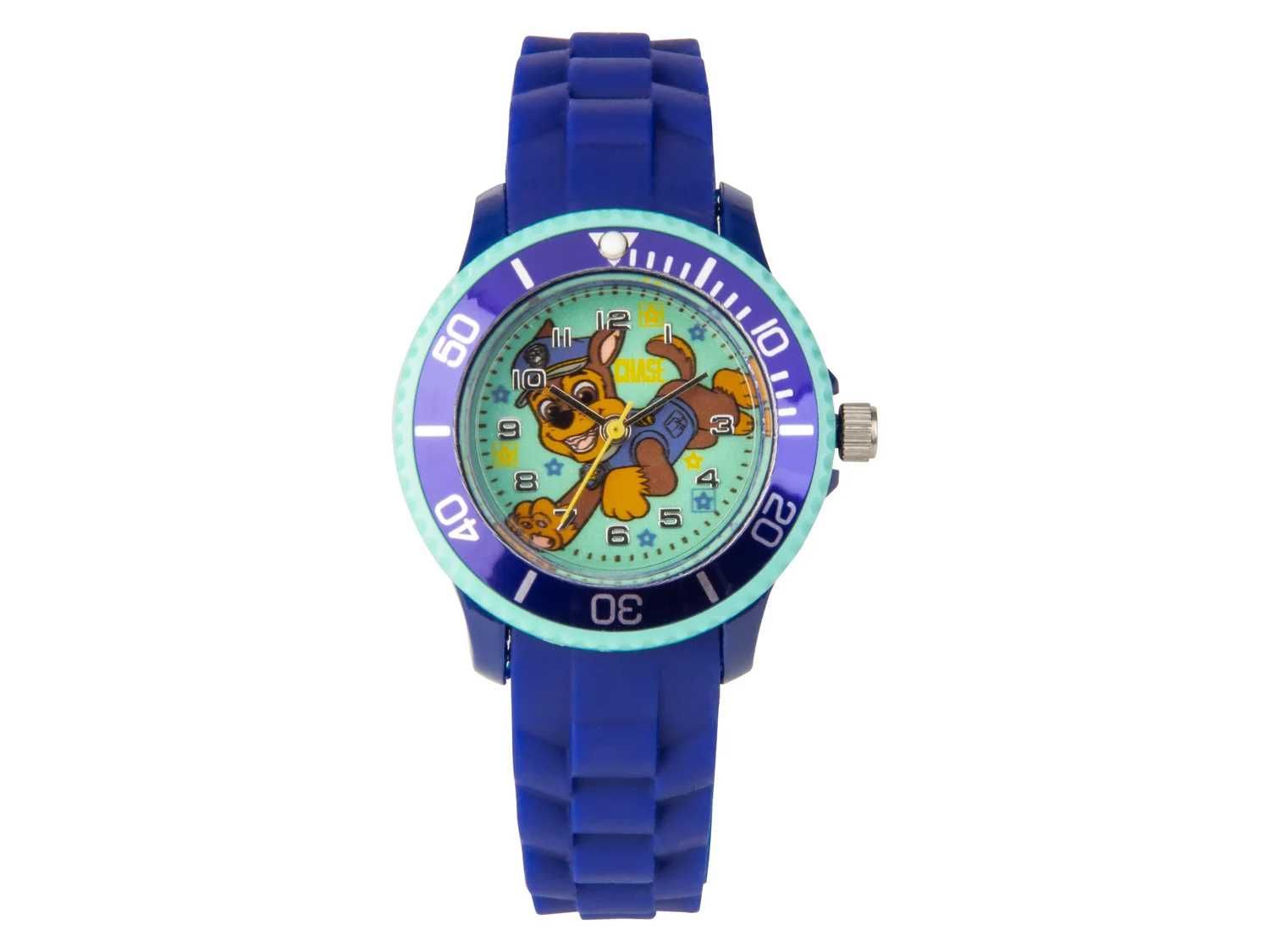 Детски Часовник и слушалки Paw Patrol с Чейс и светулка за видимост