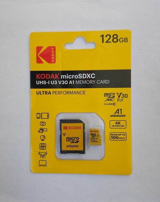Card Micro SD Kodak 4K ,Nou.