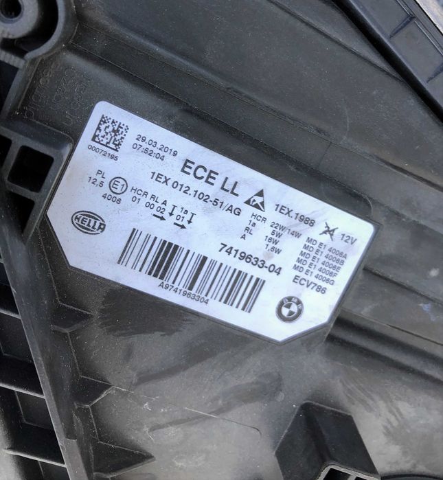 BMW F30 F31 set faruri full led far stanga dreapta complete kit airbag