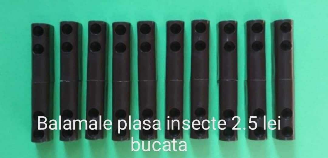 Accesorii componente piese plase insecte balamale manere clipsuri clem