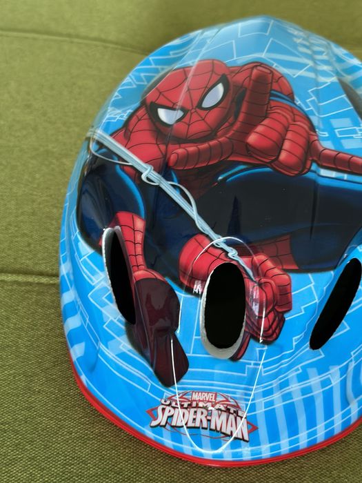 Casca de protectie SpiderMan, 3-6 ani, 52-56 cm