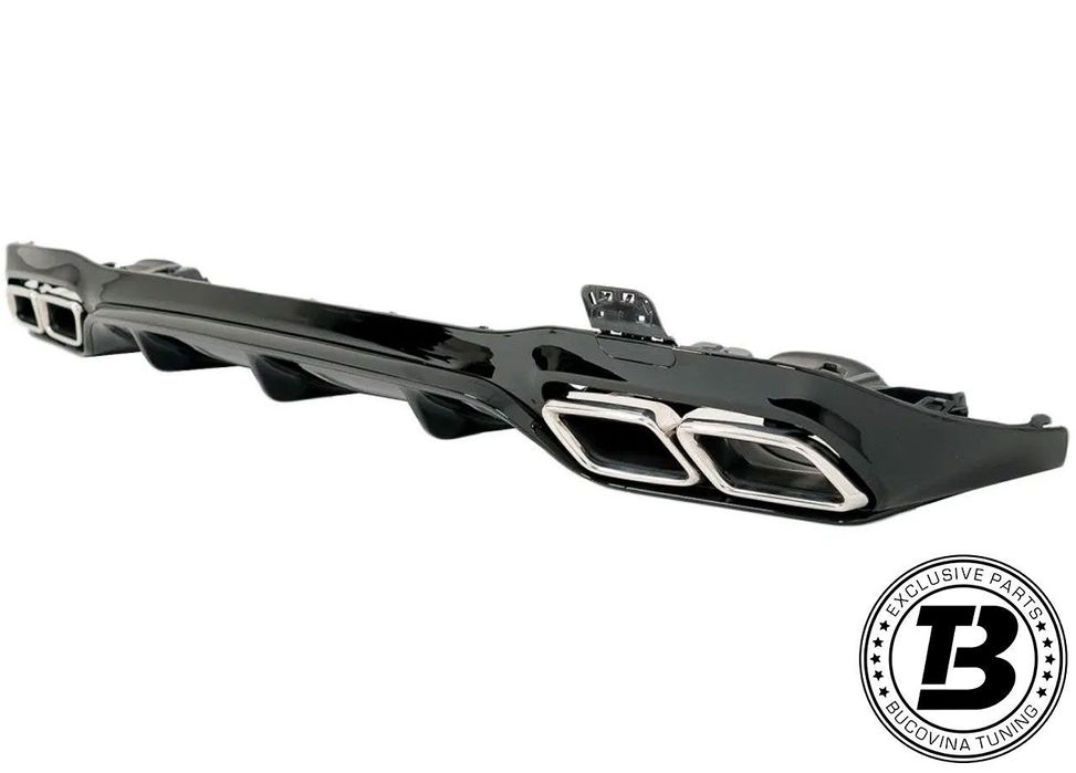 Difuzor Bara Spate cu Ornamente compatibil cu Mercedes E Class W213 E63 Design
