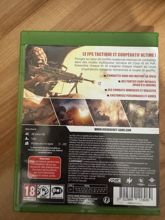 Insurgency sandstorm xbox one/series x
