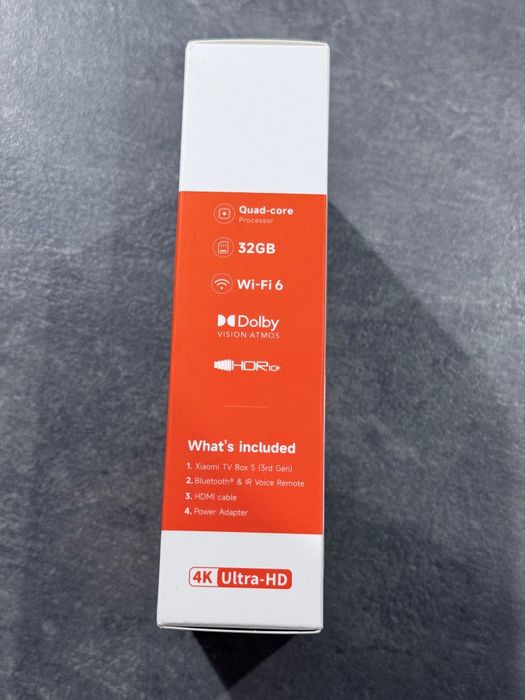 Player Multimedia Xiaomi Mi TV Box S 3rd Gen, 4K, Wi-Fi 6